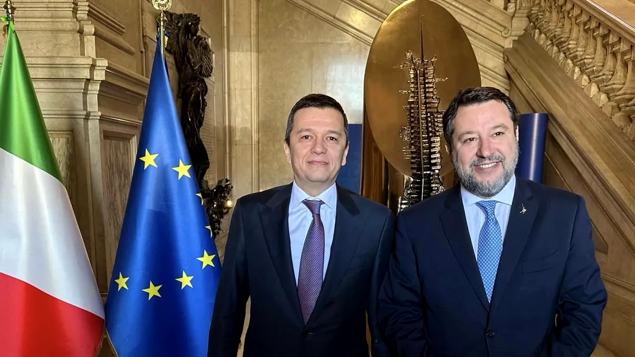 Sorin Grindeanu, întâlnire cu omologul italian, Matteo Salvini