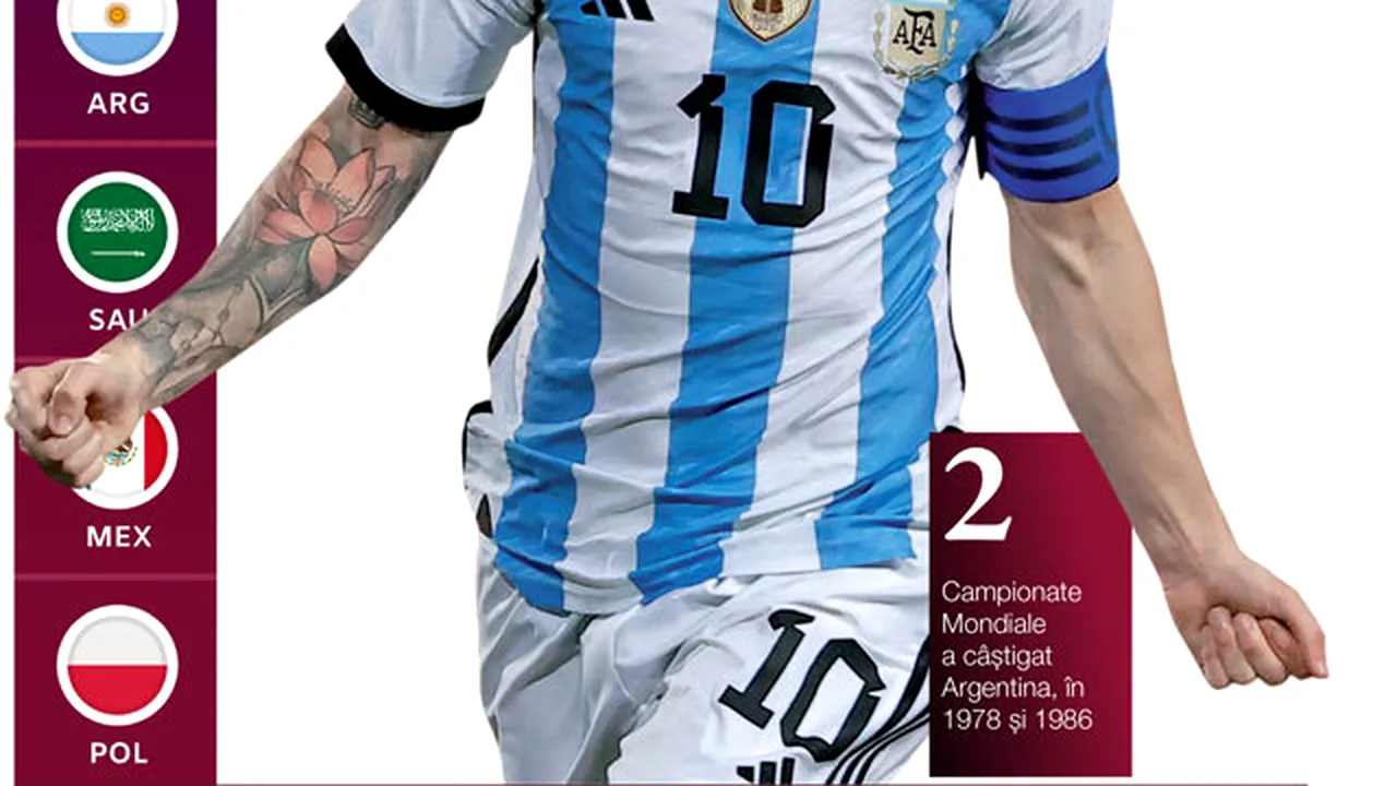 Alvarez cu două goluri şi Messi cu două assisturi şi un gol duc Argentina în finala Cupei Mondiale