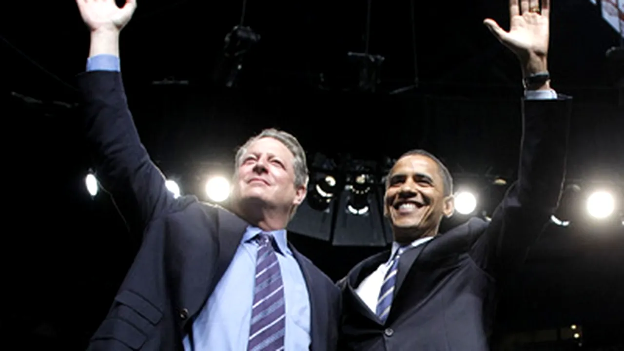 Al Gore îl susţine pe Obama