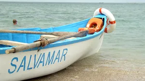 Salvamarii au oprit căutările copilului înecat la Eforie din cauza vremii nevaforabile - VIDEO