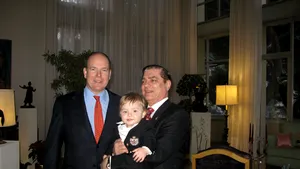 Prinţul Carol Ferdinand a fost prezentat Prinţului Albert de Monaco