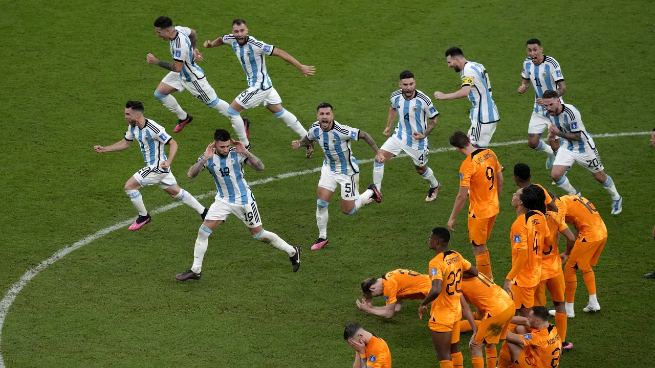 Argentina se alătură Croaţiei în prima semifinală de la Mondial, după un meci dramatic cu Olanda