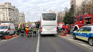Brigada Rutieră, despre accidentul din Capitală: Traficul rutier este restricţionat în zona Pasajului Unirii