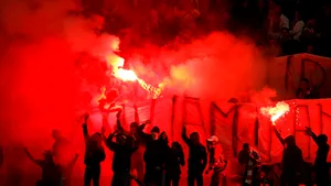 Galeria echipei Dinamo a fost evacuată de pe stadion