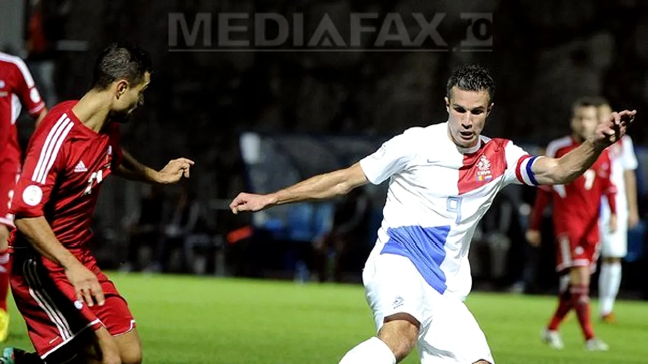 Olanda a învins Andorra, scor 2-0, şi s-a calificat la Cupa Mondială din 2014