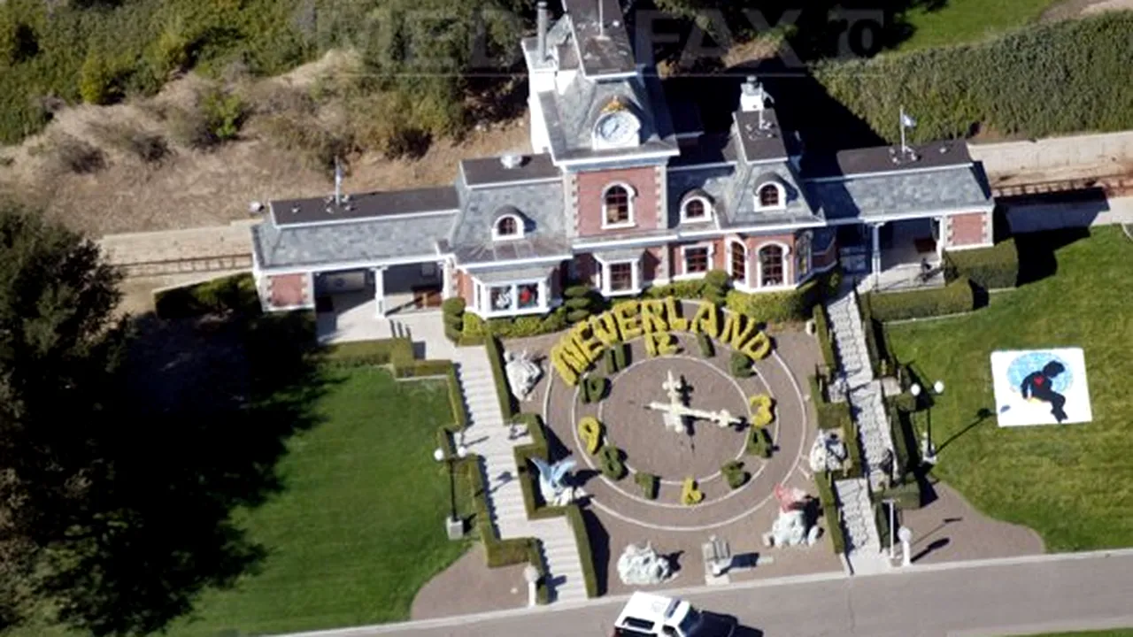 Neverland, ferma lui Michael Jackson, va fi scoasă la vânzare