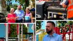 Trotuare refăcute în apropierea Parcului Toporași din Sectorul 5 (P)