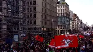 Mii de persoane au manifestat la Bruxelles în sprijinul refugiaţilor - VIDEO