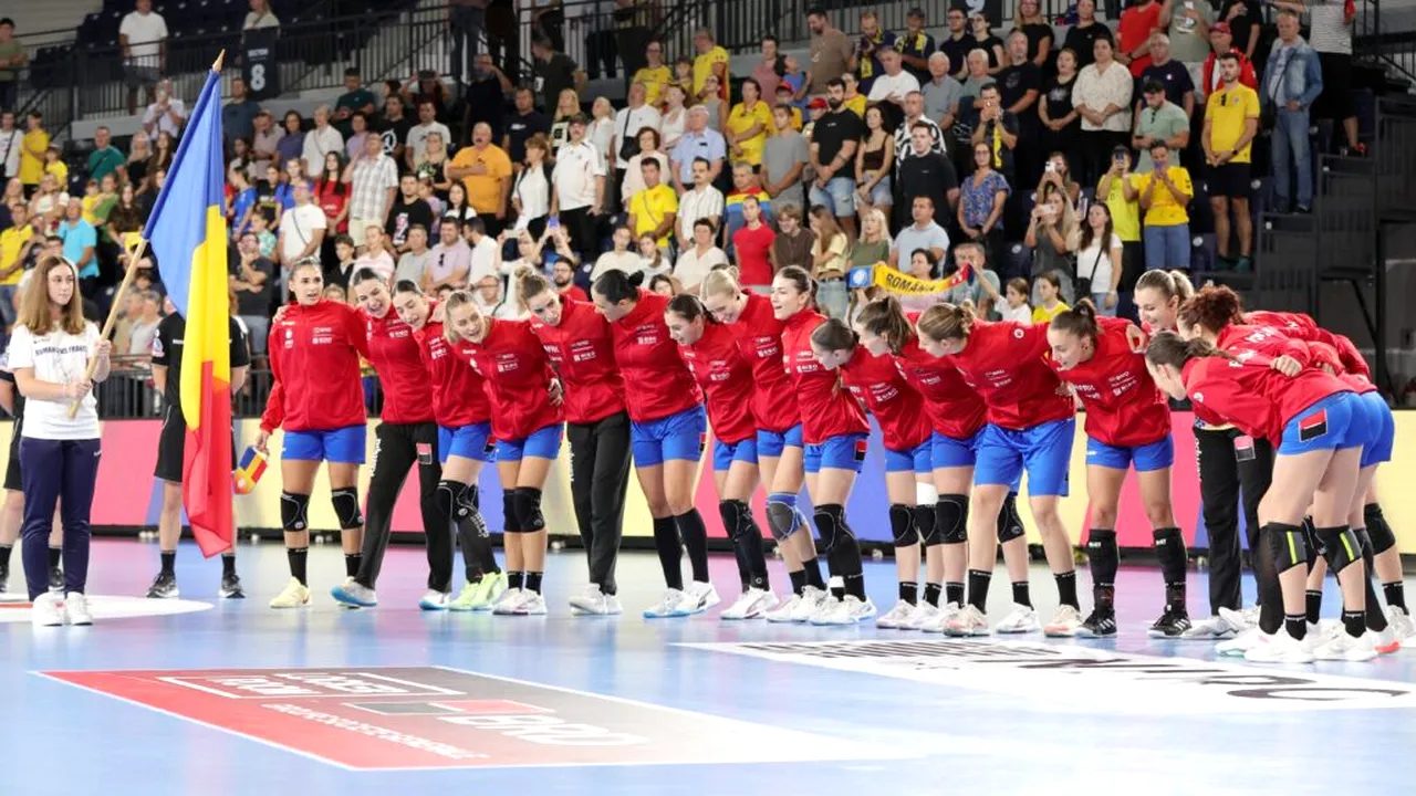 Echipa României de handbal feminin, start cu o victorie clară cu Portugalia la Trofeul Carpați