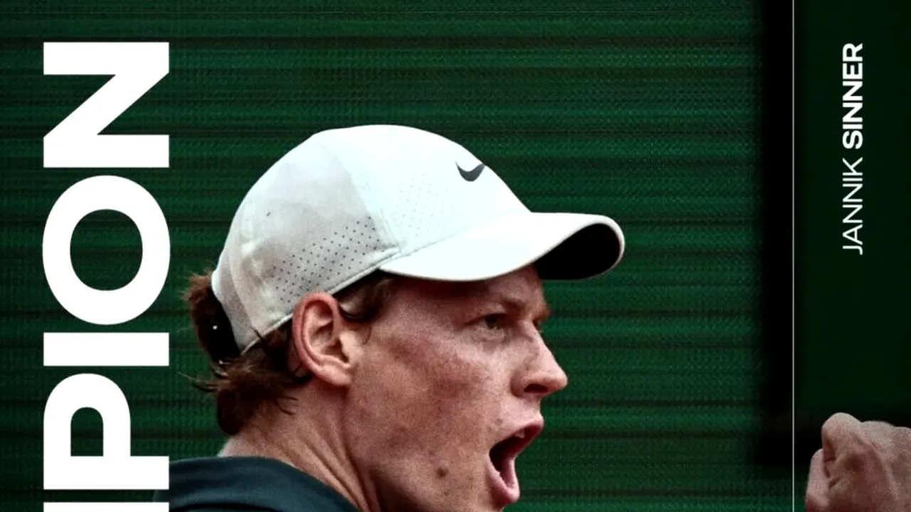 Sinner câștigă titlul la Monte Carlo și revine pe primul loc mondial