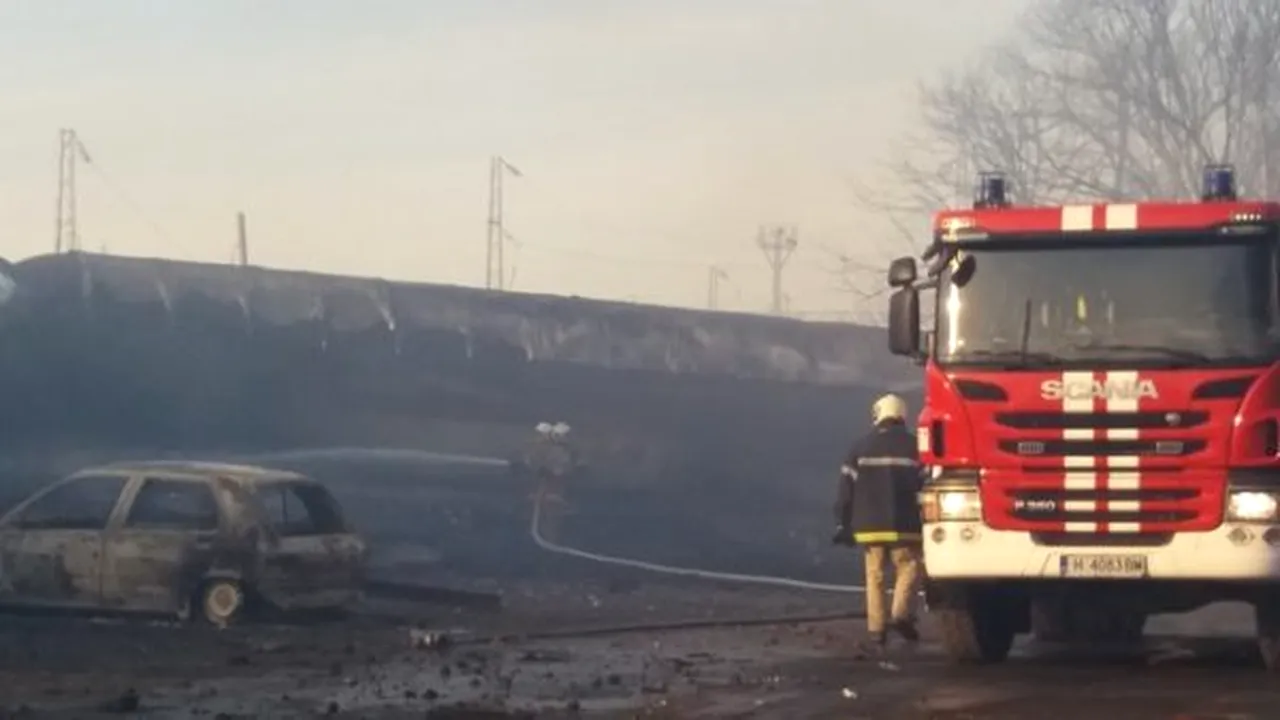 ACCIDENT feroviar în Bulgaria: Bilanţul exploziei  a ajuns la 7 morţi/ Cisternele încărcate cu propan erau sigure şi deţinute de o companie românească - Novinite- FOTO, VIDEO