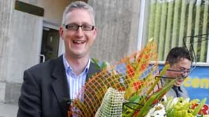 Parlamentarul britanic Lembit Opik, iubitul Gabrielei Irimia, a sosit la Cluj