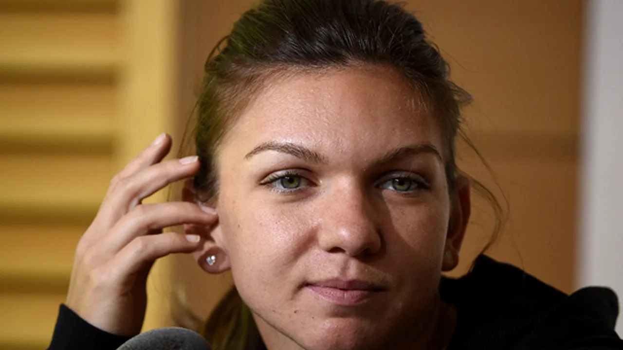 Simona Halep spune că este accidentată la tendonul lui Ahile