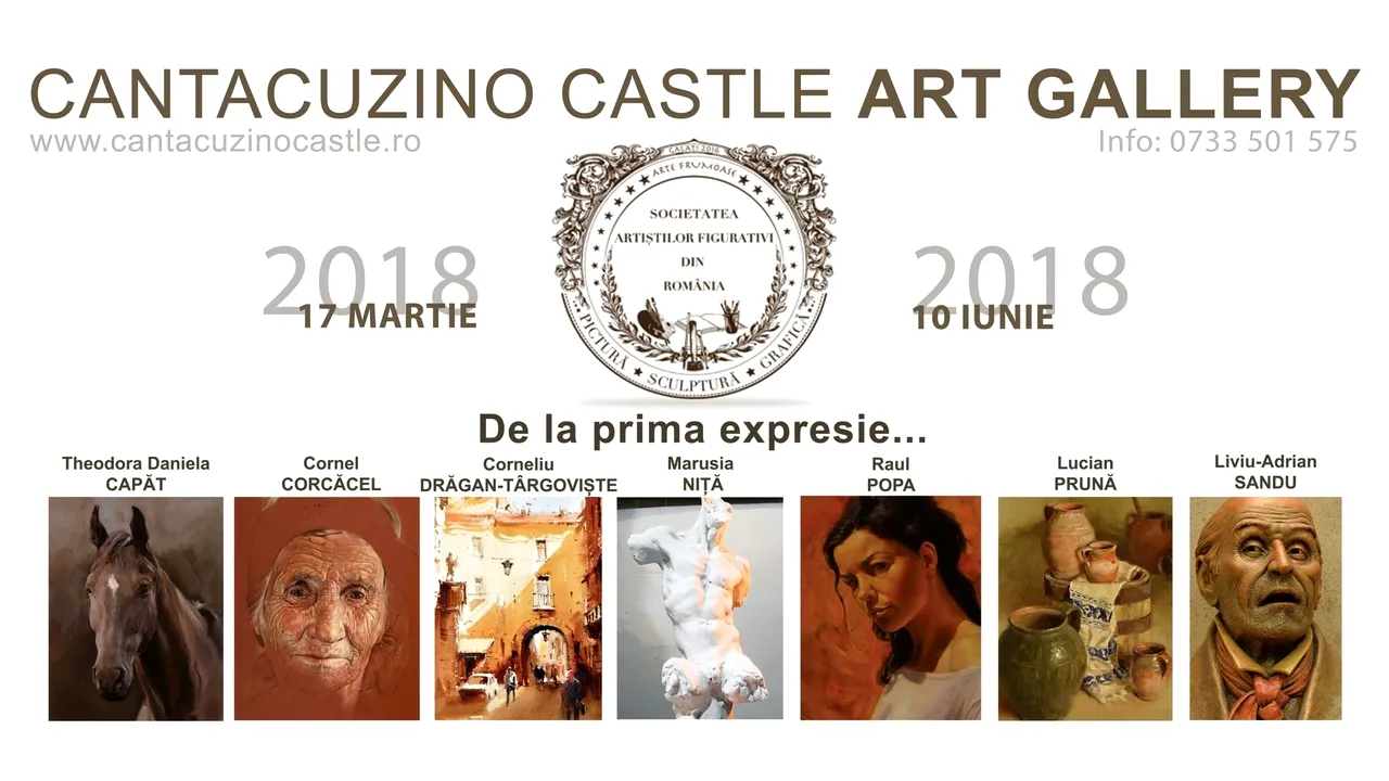 Personaje mitologice, peisaje citadine în expoziţia 