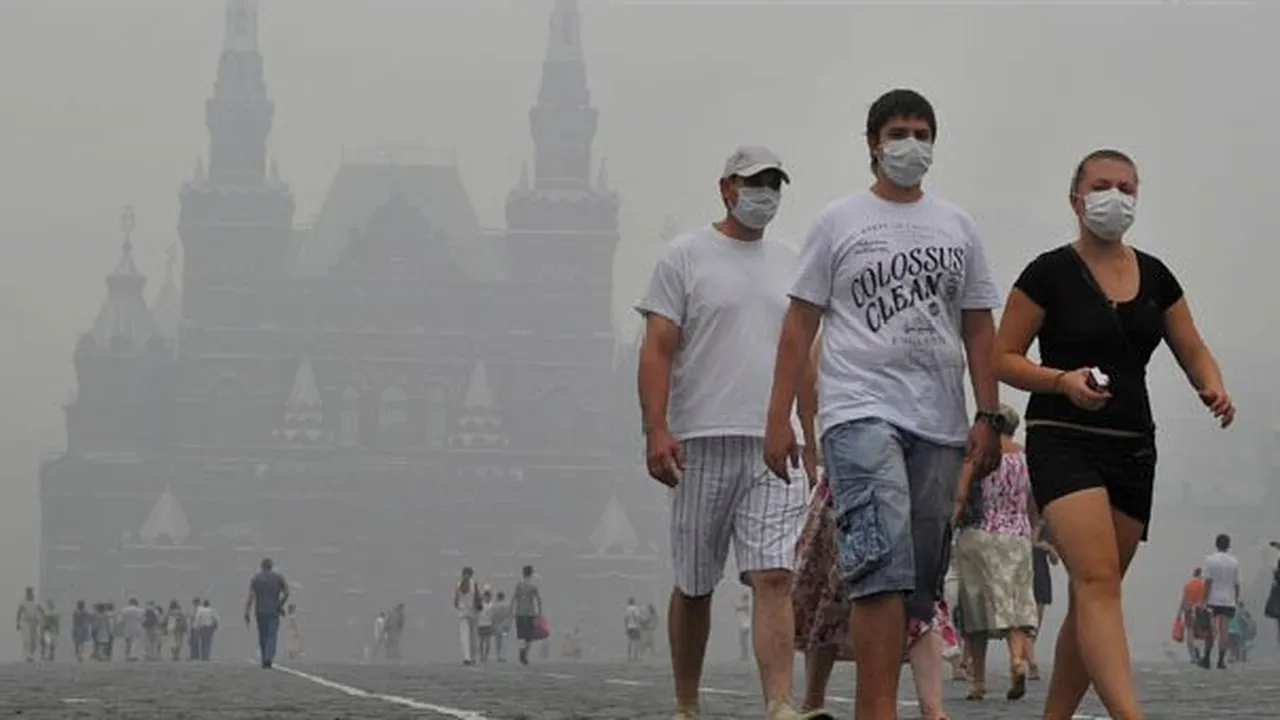 Moscova, acoperită din nou de fumul provenit de la incendii