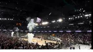 Atmosferă incendiară la meciul U-BT Cluj-Napoca-Partizan Belgrad