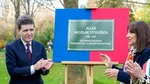 Nicușor Dan, întâlnire cu primarul Parisului. A inaugurat aleea Nicolae Titulescu din Parcul Monceau
