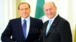 Băsescu despre vizita lui Berlusconi la Bucureşti: Este vizita unui prieten