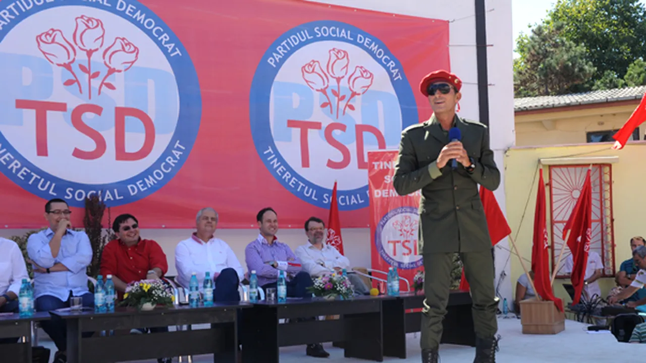 PSD, la malul mării: Ponta, în roşu 