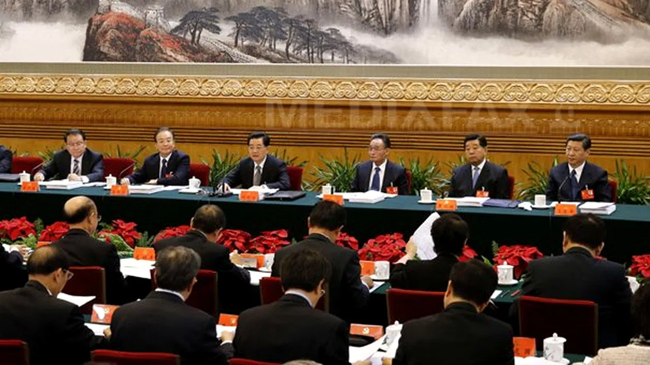 COMENTARIU AFP: Congresul Partidului Comunist Chinez, organizat după o coregrafie minuţioasă. Săli imense în care delegaţii sunt simpli figuranţi - VIDEO