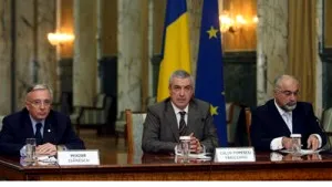 Romanian PM , Fin Min And Ctrl Bk Governor In Talks Over Budget Revision Due Wed