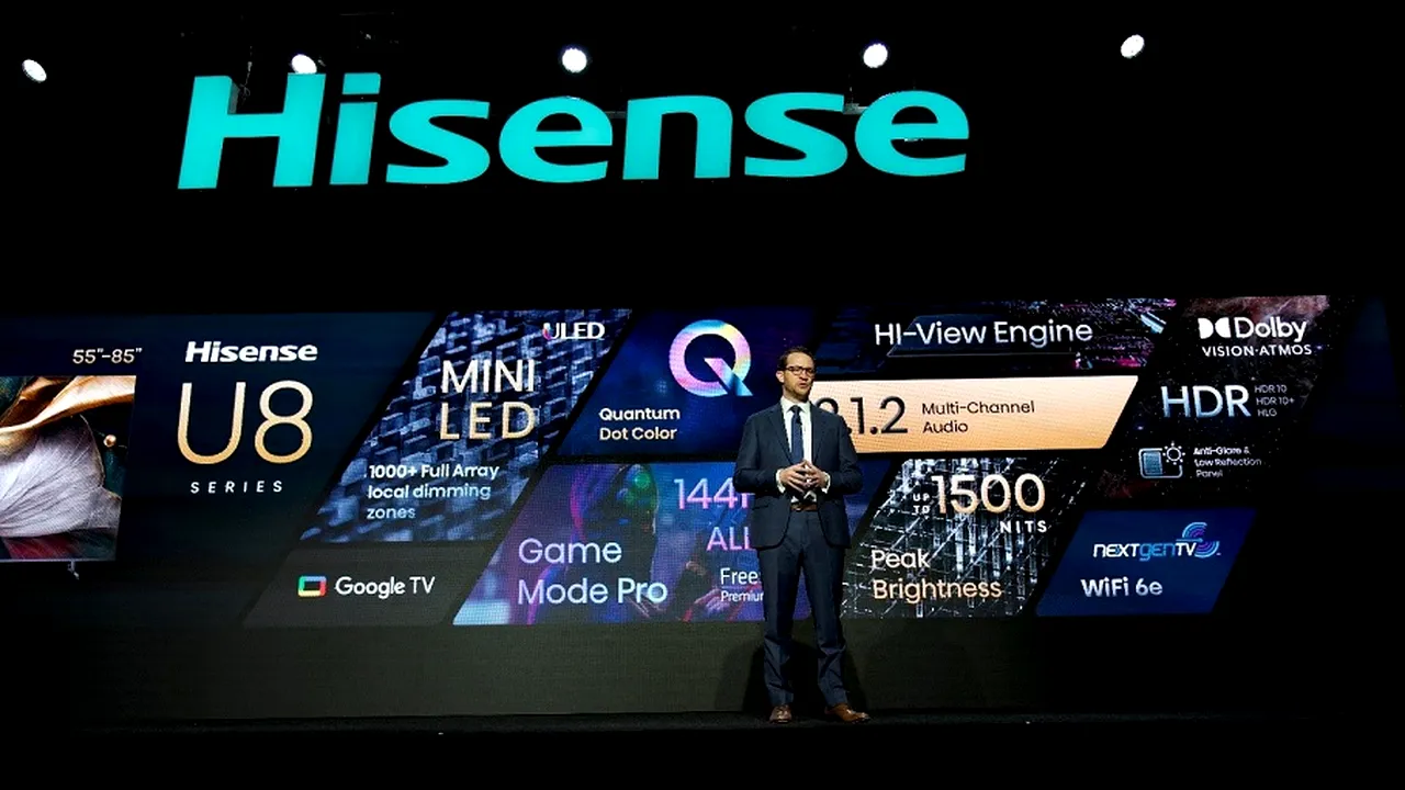 Tehnologia Hisense ULED X debutează în cadrul CES 2023