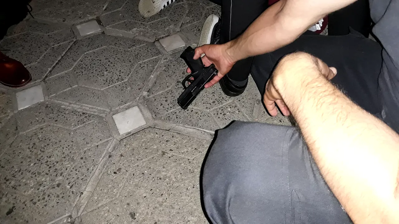 Dosar penal pe numele tânărului care a fluturat în aer un pistol în timpul unui concert la Timişoara | FOTO