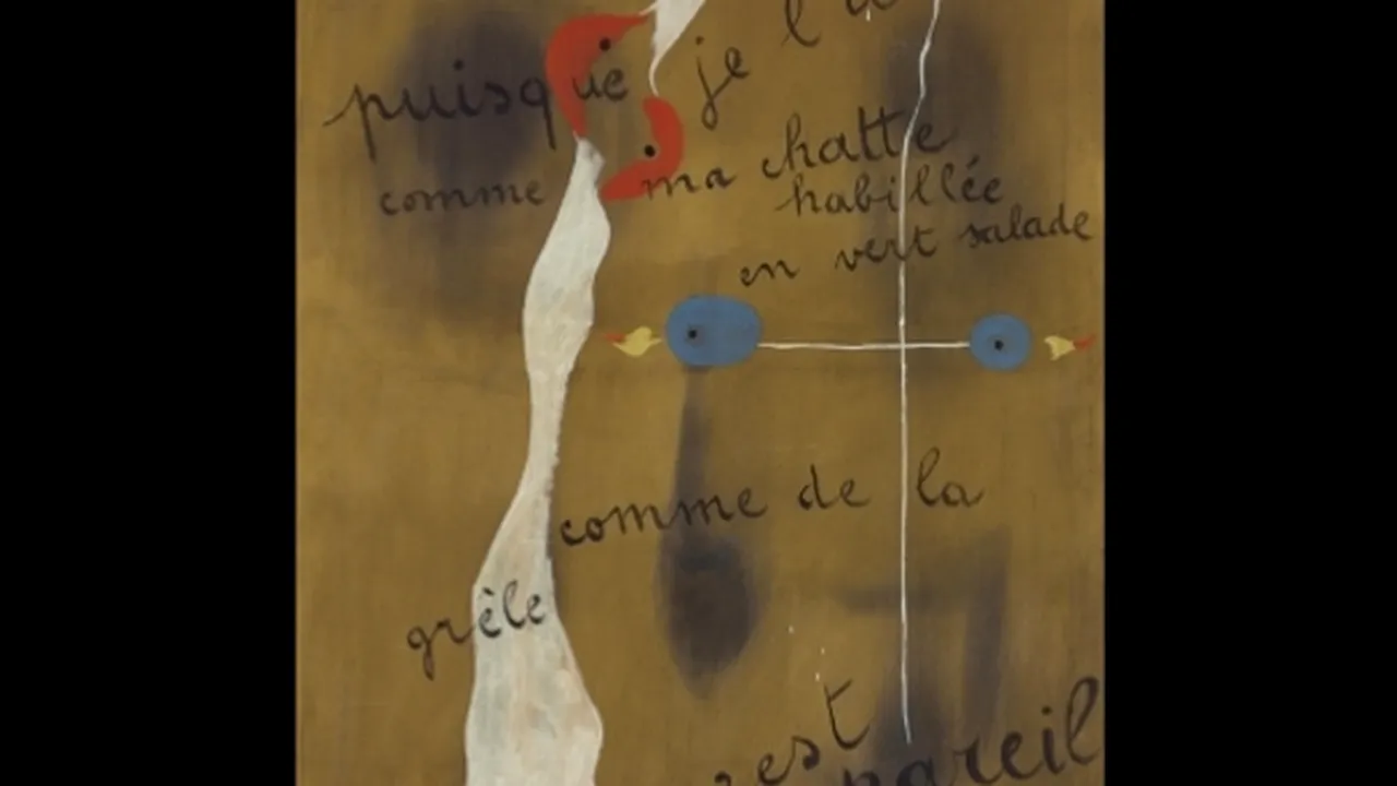 Un tablou al pictorului Joan Miro, vândut la preţul record de 20,2 milioane de euro - VIDEO