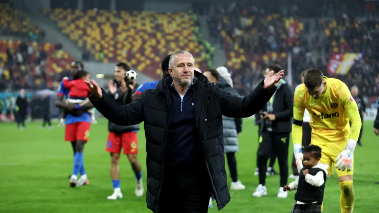 Echipa etapei a 13-a din Superliga. Laurențiu Reghecampf, desemnat antrenorul rundei după succesul lui FCSB în derby-ul cu Rapid