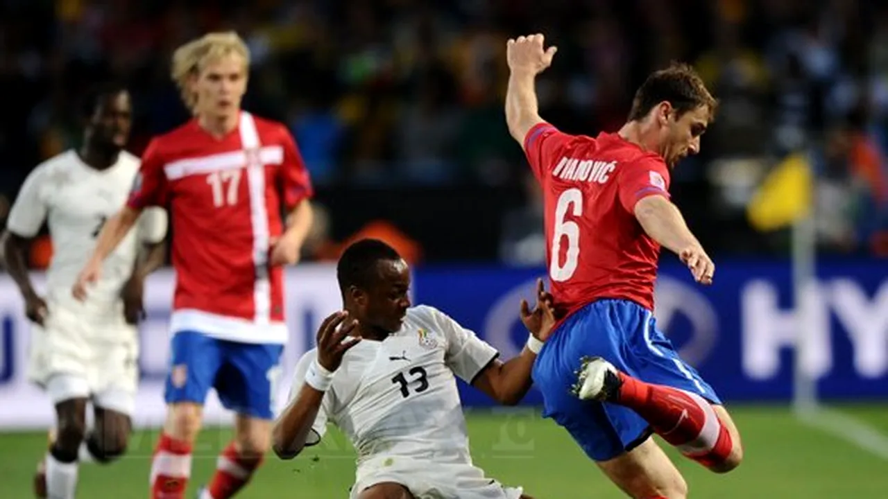 Ghana a învins Serbia, scor 1-0, în primul meci al grupei D de la CM