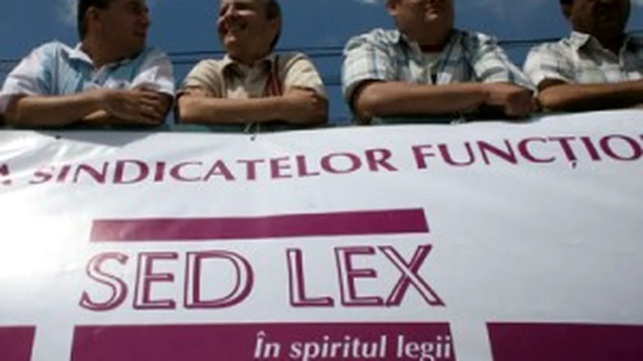 Romanian Sed Lex Unionists Set Up Protests Plan