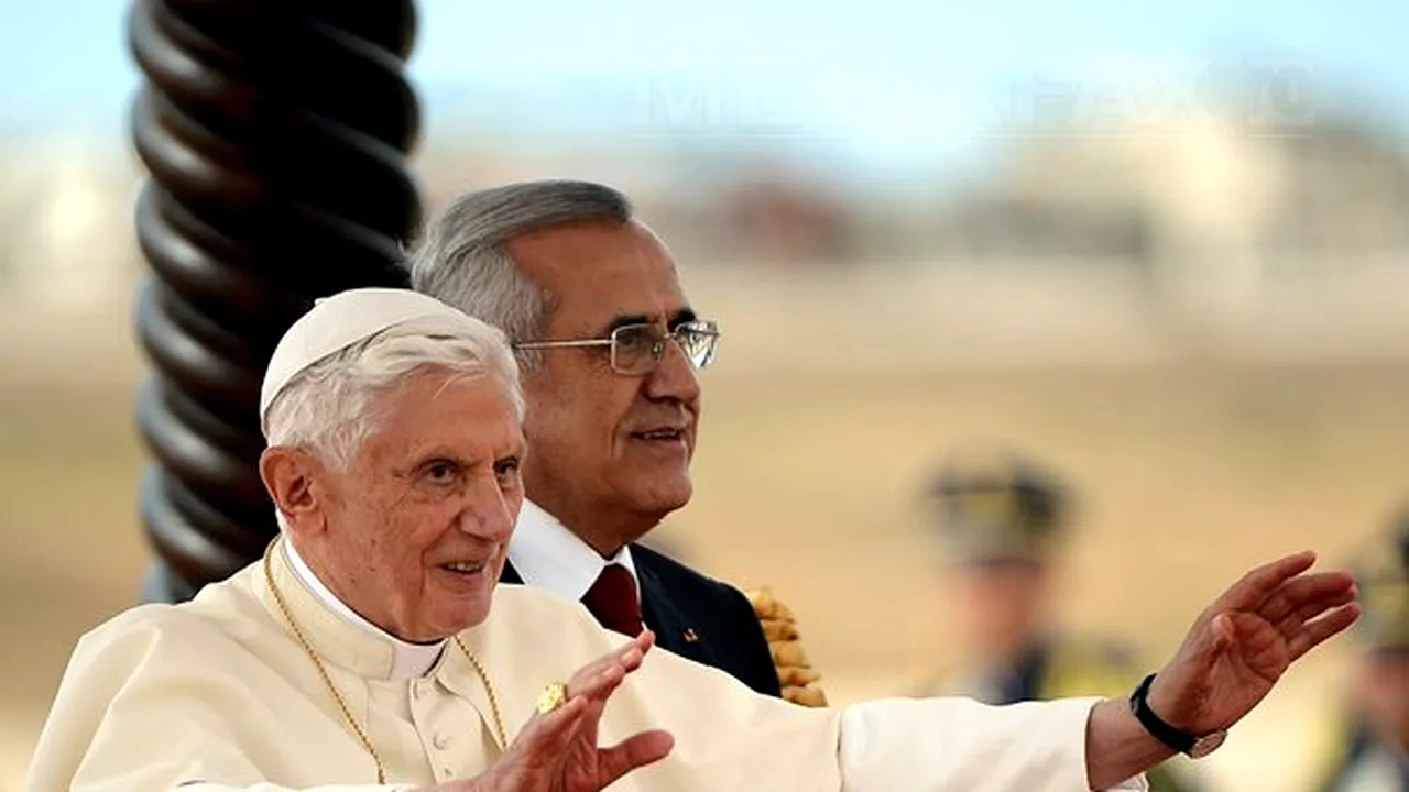 Papa Benedict al XVI-lea, în vizită în Liban: Primăvara arabă este un lucru pozitiv