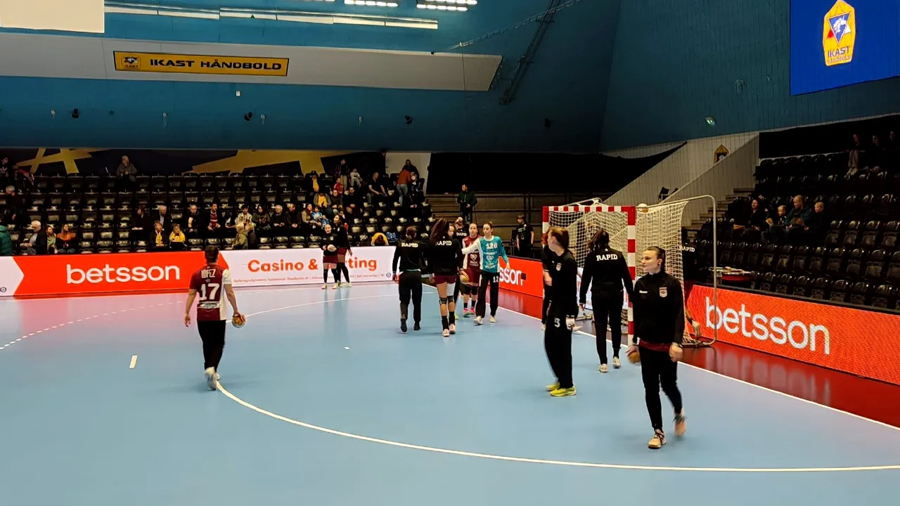Rapid Bucureşti învinsă de Ikast, în Liga Campionilor, cu un gol primit în ultima secundă