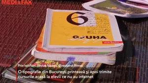 Şcoala în timpul stării de urgenţă: O tipografie din Bucureşti vine în ajutorul elevilor fără internet şi le tipăreşte cursurile
