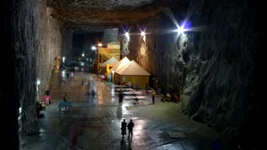 Inundații la Salina Praid. Accesul turiștilor a fost oprit