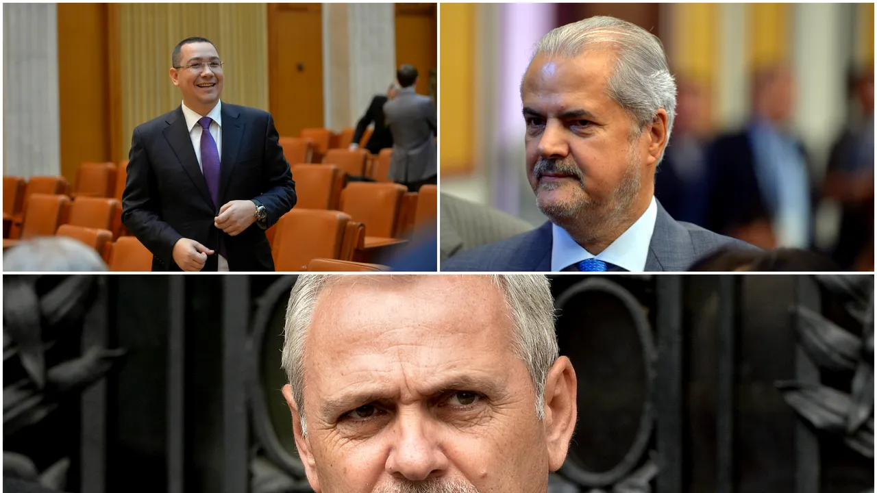 Adrian Năstase, Victor Ponta şi Liviu Dragnea, schimb de replici şi acuze pe tema Justiţiei