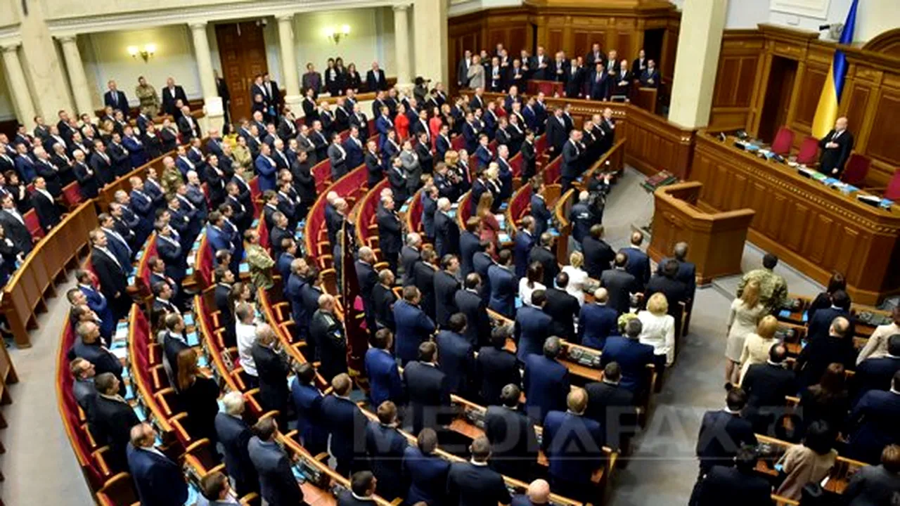 Parlamentul ucrainean a adoptat cinci măsuri anticorupţie în vederea liberalizării vizelor pentru UE