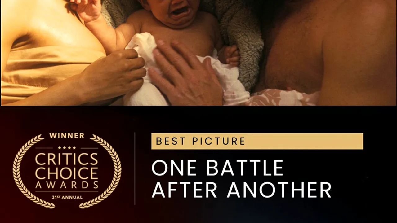 Filmul „One Battle After Another”, marele câștigător la Critics Choice Awards 2026