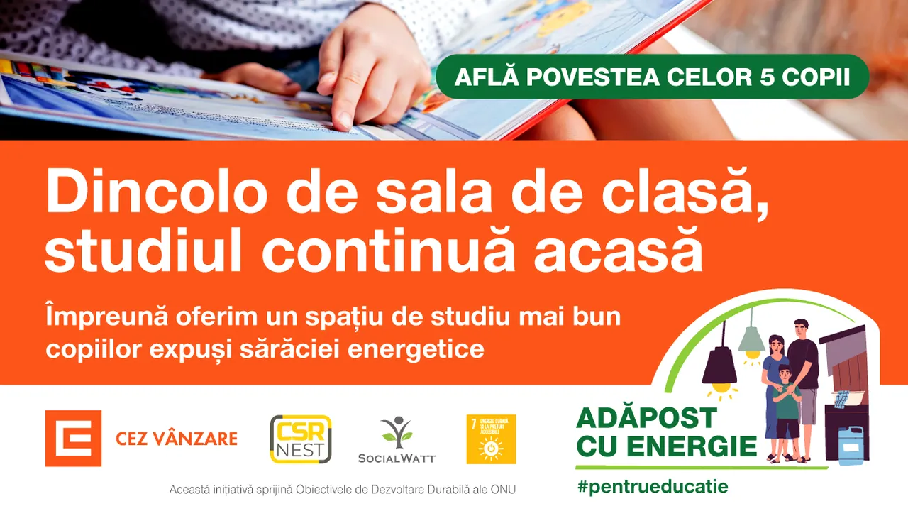 Ieşi pe plus. Cum se implică furnizorul de energie în comunităţile din care face parte? #AdapostCuEnergie
