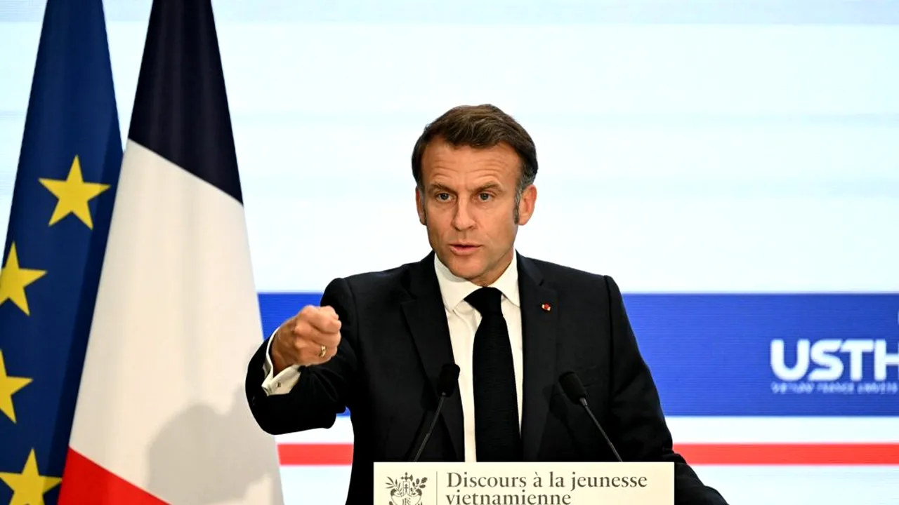 Macron amenință cu sancțiuni împotriva Israelului pe fondul crizei umanitare din Gaza