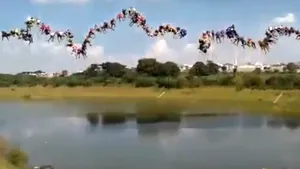 Cum au reuşit 245 de persoane să sară în tandem de pe un pod şi să supravieţuiească. La baza acţiunii se află legile lui Newton