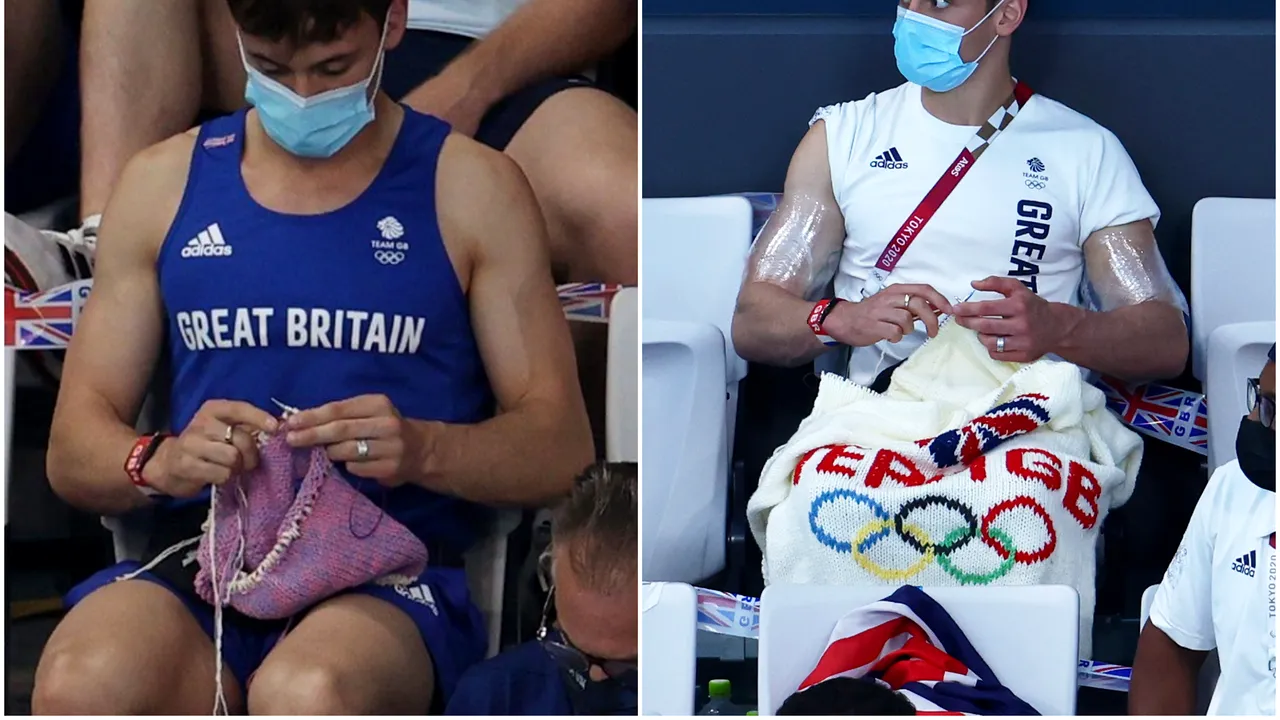 Sportul şi pasiunea se împletesc la Jocurile Olimpice de la Tokyo. Imaginile virale cu britanicul Tom Daley, filmat în timp ce tricota 