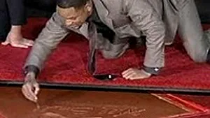 Will Smith şi-a lăsat amprentele în cimentul de la Hollywood
