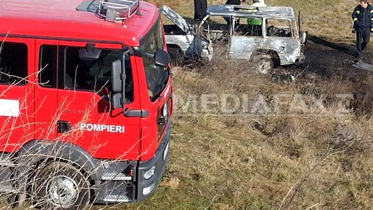 Constanţa: Omul de afaceri găsit carbonizat în maşină a decedat în urma arsurilor