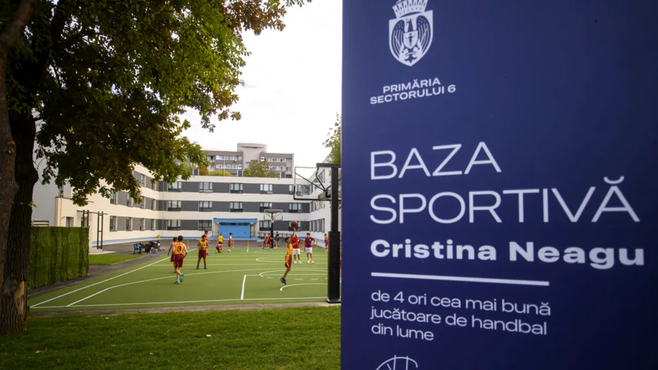 Primăria Sectorului 6 a inaugurat Baza Sportivă „Cristina Neagu”