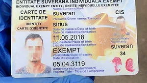 Bărbat prins de jandarmi cu buletin SUVERAN care expira în 3119. A fost dus la Psihiatrie. FOTO