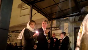 GALERIE FOTO Principesa Margareta şi principele Radu, la slujba de Înviere oficiată de IPS Andrei Andreicuţ, din Cluj