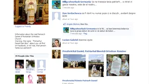 Conturi atribuite PF Daniel, pe Facebook