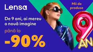 (P) De 9 ani, ai mereu o nouă imagine - Lensa împlineşte 9 ani de activitate şi sărbătoreşte cu reduceri de până la 90% la mii de produse
