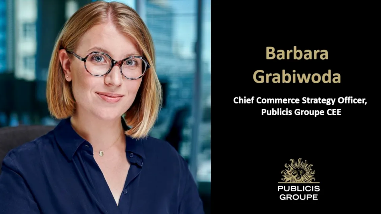 Barbara Grabiwoda numită Chief Commerce Strategy Officer pentru Publicis Groupe Central & Eastern Europe